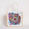 4 Pack Mandala Flowers Butterfly Diamond Painting Dots Art Kits Canvas Tote Bags Boho 5D DIY Handbags Handmade Gifts Reusable Shopping Bags with Handles for Women Adults Work